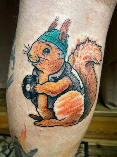 Ein Punkrock-Eichhörnchen für den liebsten rikk_raccoone der Welt.