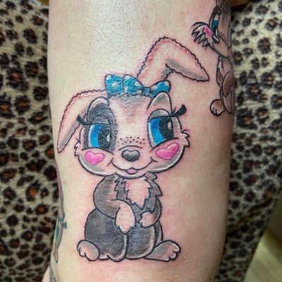 Das ist alice,die leider über die Regenbogenbrücke 🌈 gehoppelt ist,ihren freund den hutmacher seht ihr demnächst.