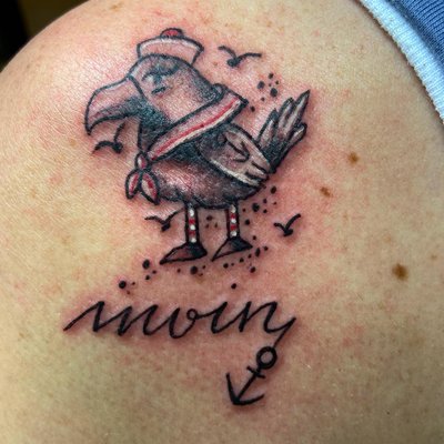 Moin ihr lieben,ein weitere kackvogel hat seinen Heimathafen gefunden.