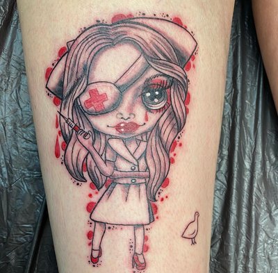 was für eine große freude meiner lieben ♥️♥️♥️eine neue kranke schwester inken zu dürfen.