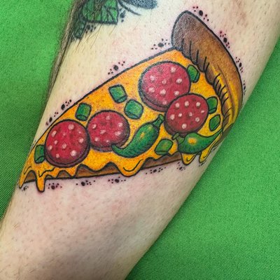 jippie last tattoo 2024…und was könnte besser als ne pizza sein?