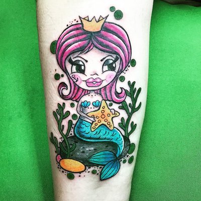 Was für ein schönes letztes tattoo vorm Urlaub danke netti🌈🌈🌈