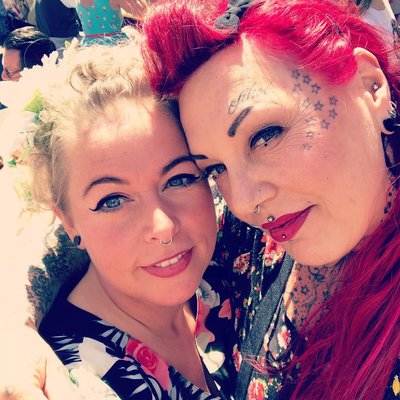 Mit meiner bezaubernden Nadine von luckylola,ach war das toll♥️🌺♥️