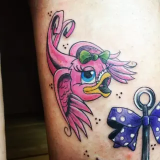 Tattoo von Tschiggy mit einem Anker im Bubblegum-Art-Stil