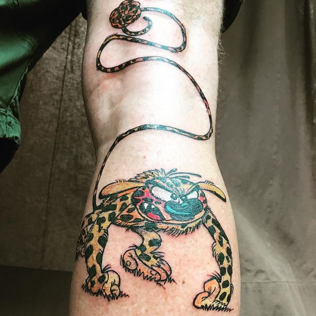 67080301 500396837362556 6539497200340412985 n - #marsupilami #angry #comictattoo #colourtattoo #tschiggy #tschiggysbubblegumarttattoo #tschiggys #tattoohamburg #hamburgtattooers #hamburgtattoo #tattoo #ink #inkstagram #femaletattooartist #germantattooers #ilovemyjob #heldenderkindheit  Mega danke an jan @griessella ,das war fun️️️  #marsupilami #angry #comictattoo #colourtattoo #tschiggy #tschiggysbubblegumarttattoo #tschiggys #tattoohamburg #hamburgtattooers #hamburgtattoo #tattoo #ink #inkstagram #femaletattooartist #germantattooers #ilovemyjob #heldenderkindheit  Mega danke an jan @griessella ,das war fun️️️